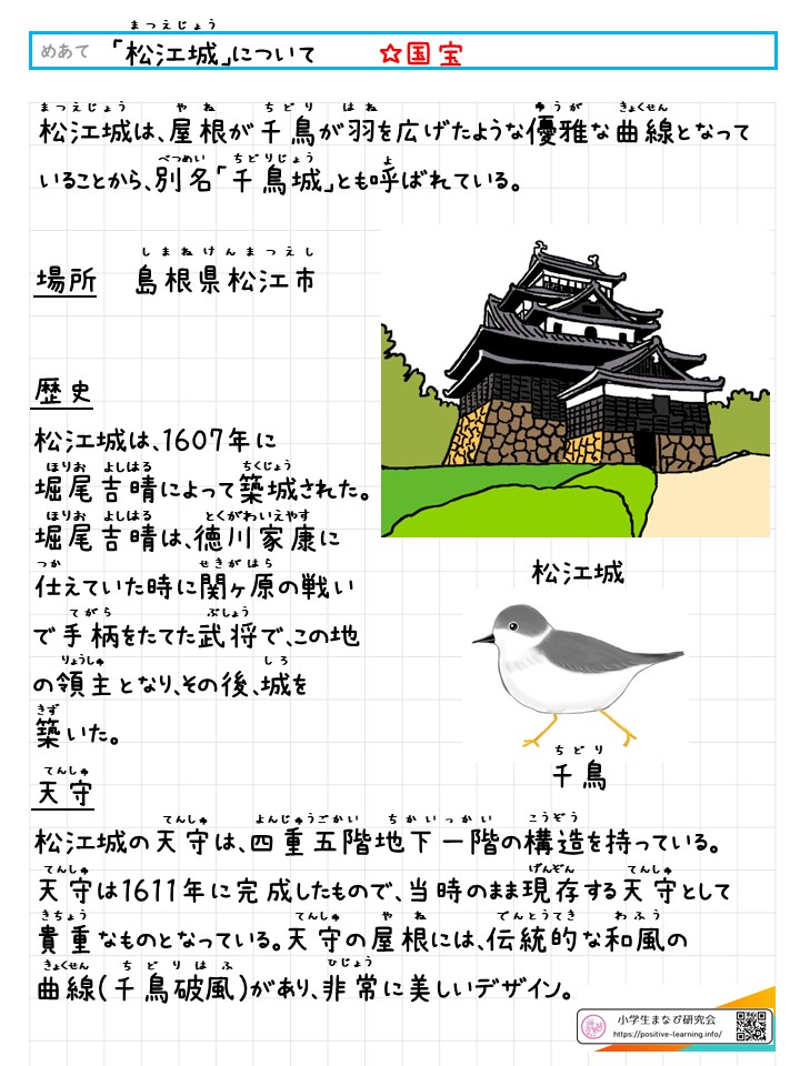 国宝「松江城」について